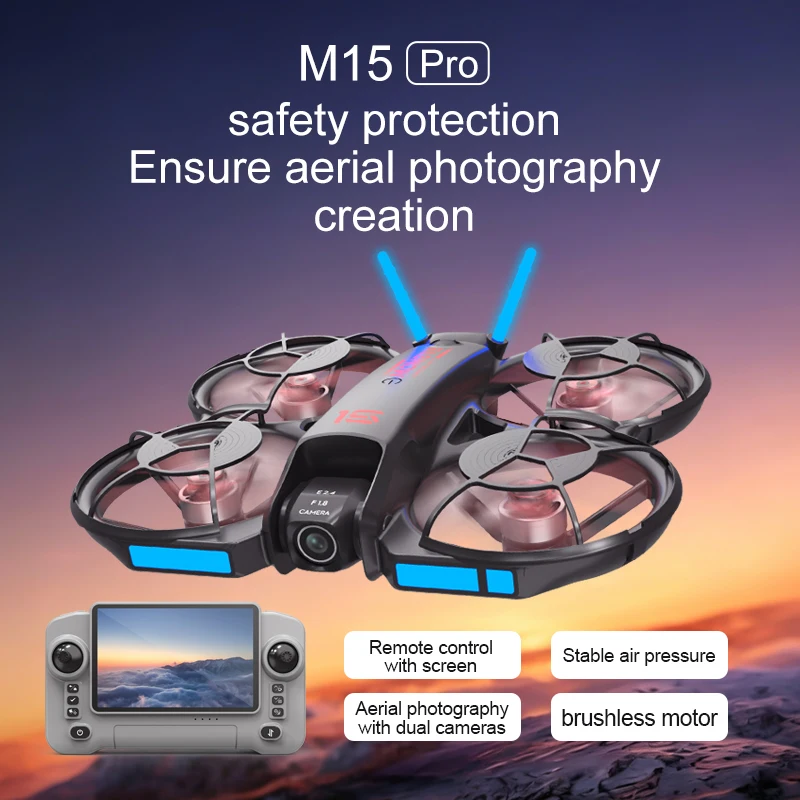 Nowy dron M15 FPV z ekranem, b – Drone Ae Rc recenzja i cena