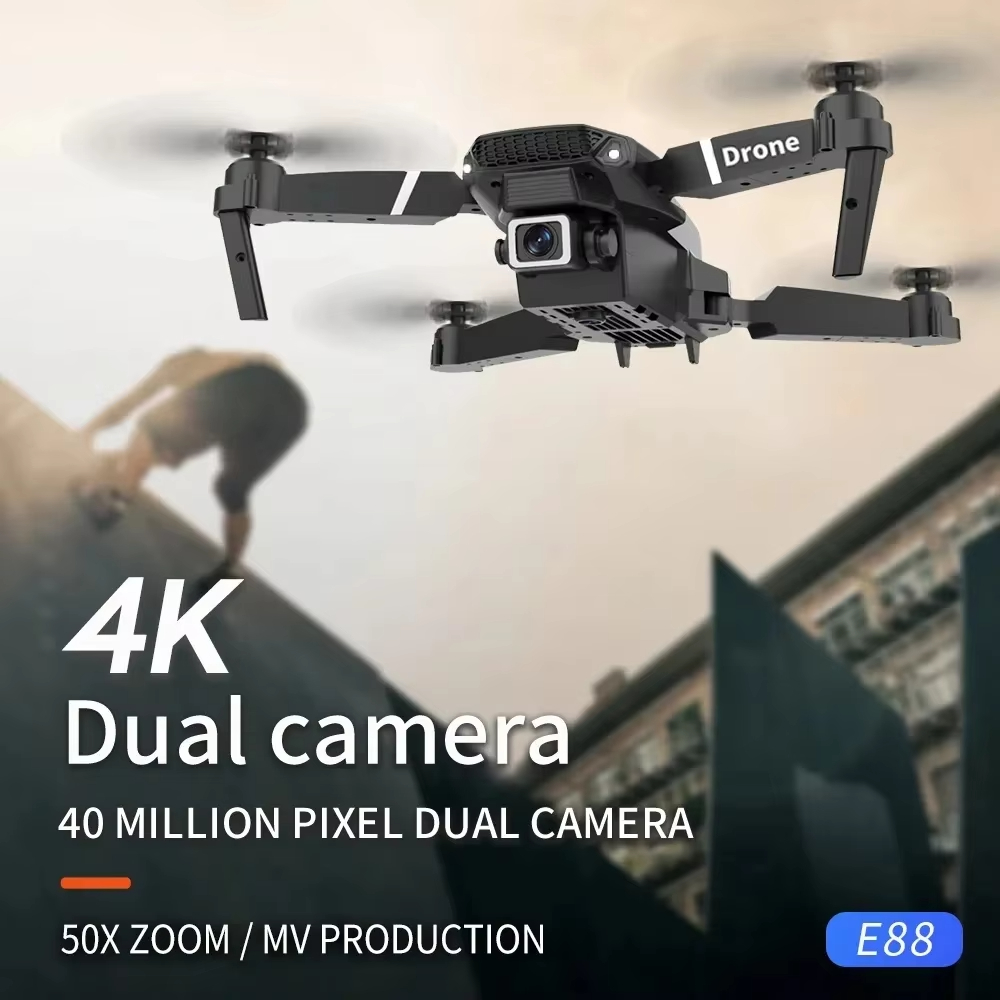 Dron 2026 E88 Pro z ulepszonym – Drone E88 Rc Quadcopter recenzja i cena