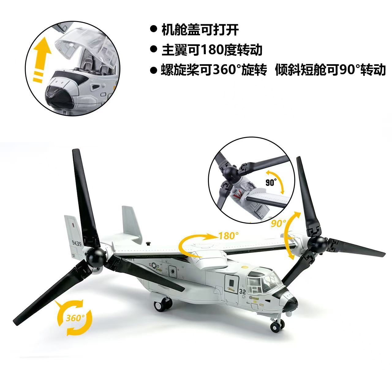 1/72 – model samolotu V-22 Osp – Jjrc Drone X12 recenzja i cena